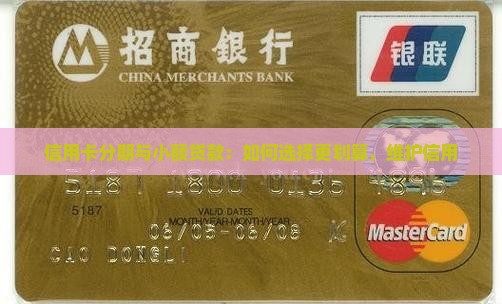 信用卡分期和小额贷款