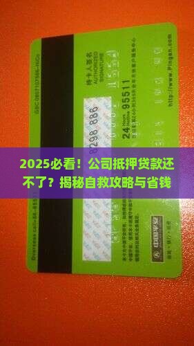 公司抵押贷款还不了怎么处理呢