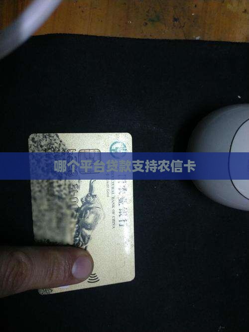 哪个平台贷款支持农信卡