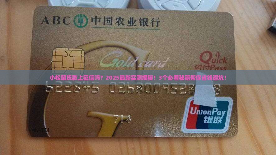 小松鼠贷款上征信吗