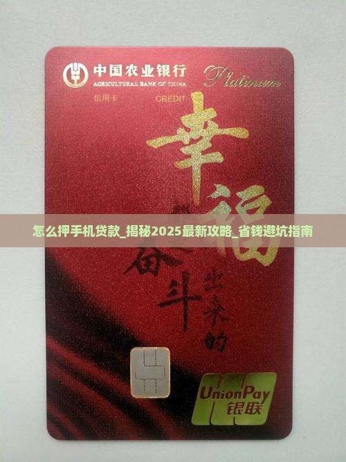 怎么押手机贷款