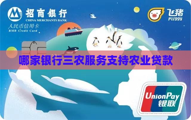 哪家银行支持三农贷款