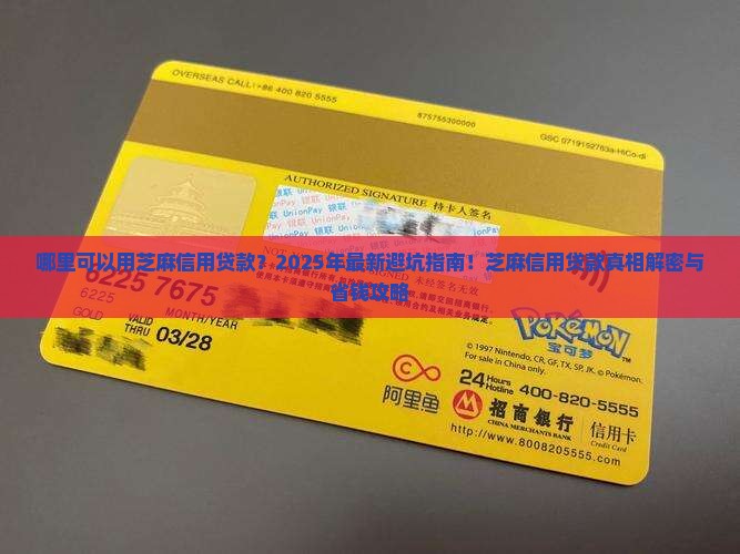哪里可以用芝麻信用贷款