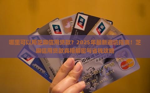 哪里可以用芝麻信用贷款