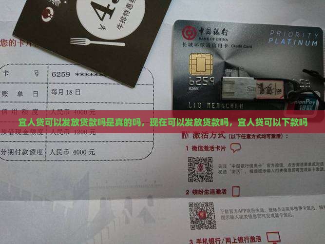 宜人贷可以发放贷款吗