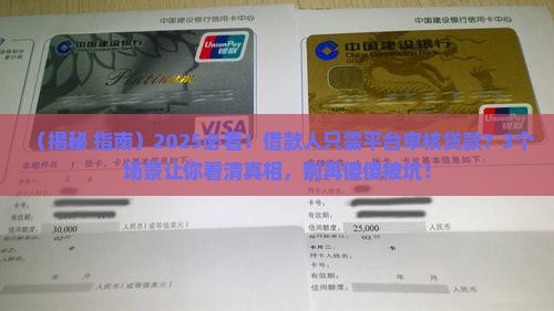 只需平台审核贷款