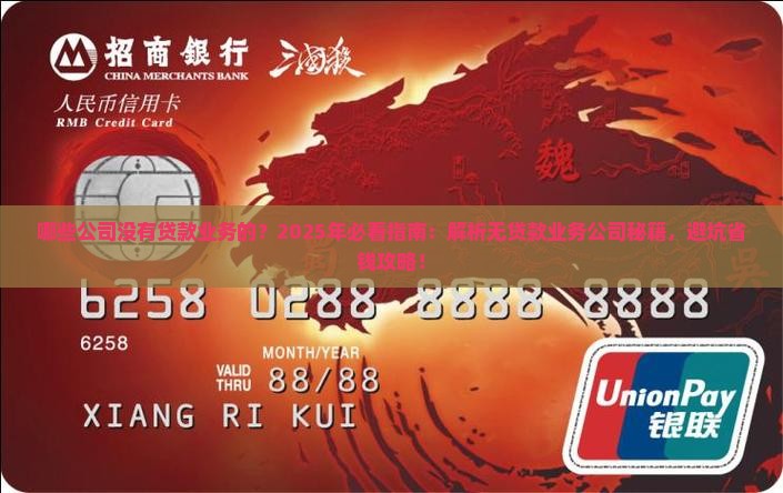 哪些公司没有贷款业务的