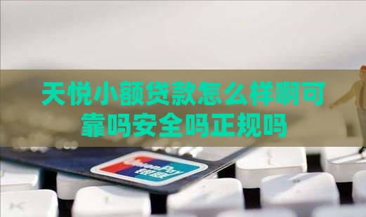 天悦小额贷款怎么样啊