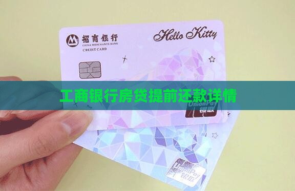 工行贷款提前还款详情