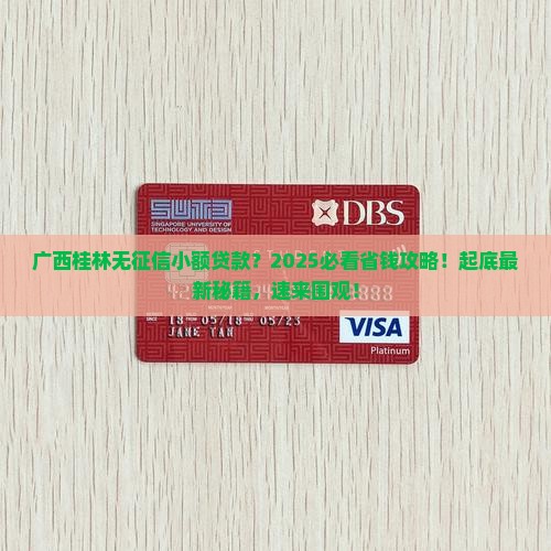 广西桂林无征信小额贷款