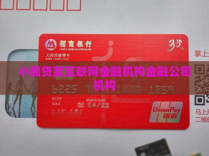 小额贷款互联网金融机构