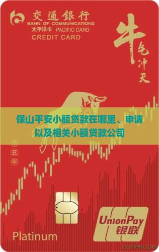 保山平安小额贷款在哪里、申请以及相关小额贷款公司