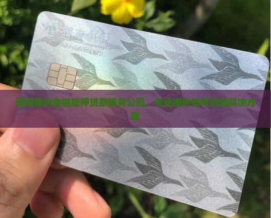 惠阳惠州金融抵押贷款服务公司，专业提供抵押贷款解决方案