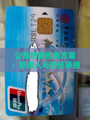 公司贷款担责方案：担保人与责任承担详解