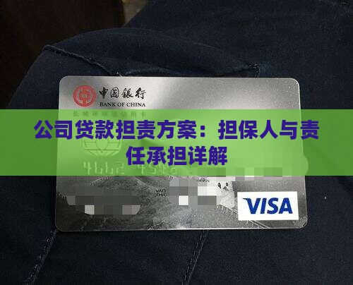 公司贷款担责方案：担保人与责任承担详解