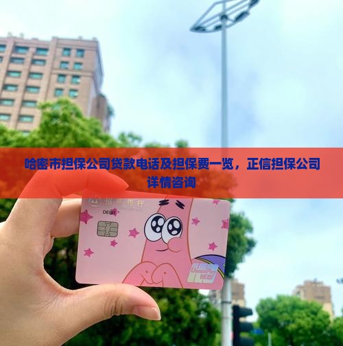 哈密市担保公司贷款电话及担保费一览，正信担保公司详情咨询
