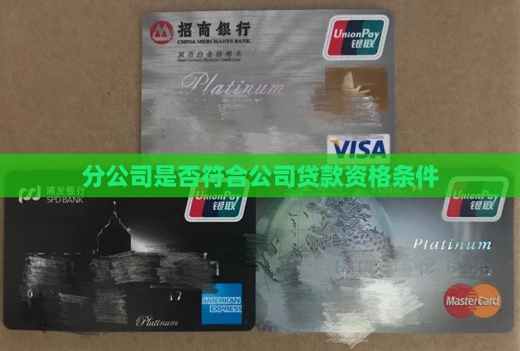 分公司是否符合公司贷款资格条件