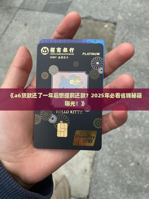 a6贷款还一年提前还款