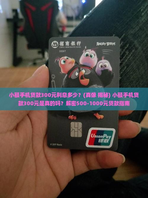 小额手机贷款300元
