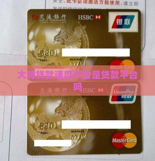 大牌贷款速度平台是什么