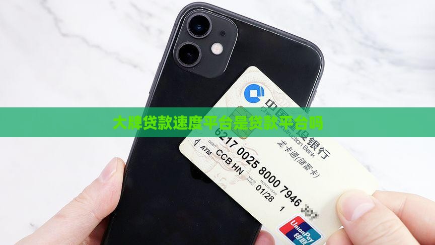 大牌贷款速度平台是什么
