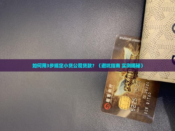 如何打小贷公司的贷款