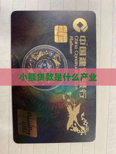 小额贷款是什么产业