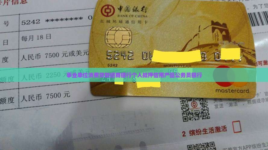 事业单位消费贷款