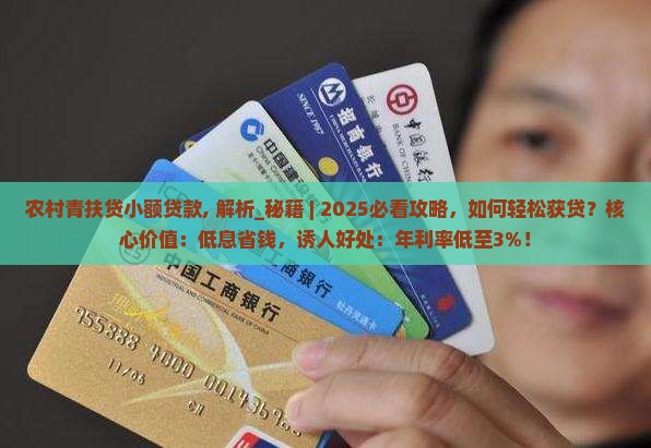 农村青扶贷小额贷款