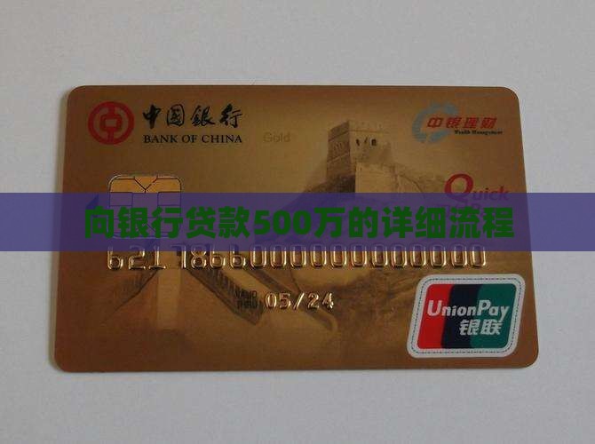 向银行贷款500万
