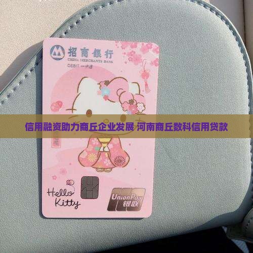 商丘数科信用贷款
