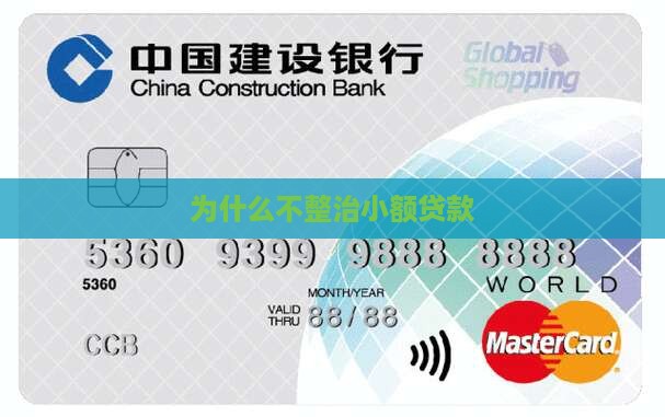 为什么不整治小额贷款