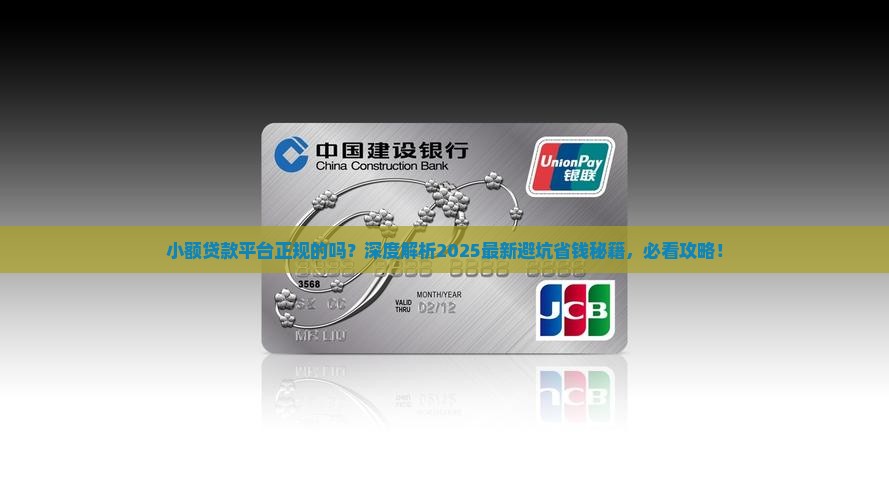 小额贷款平台正规的吗