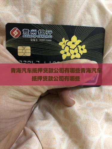 青海汽车抵押贷款公司有哪些
