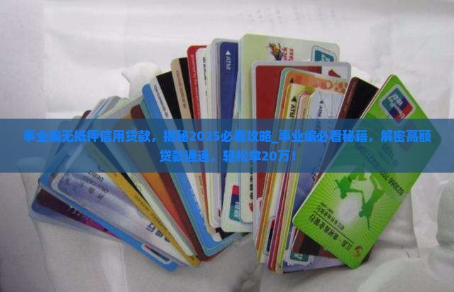 事业编无抵押信用贷款