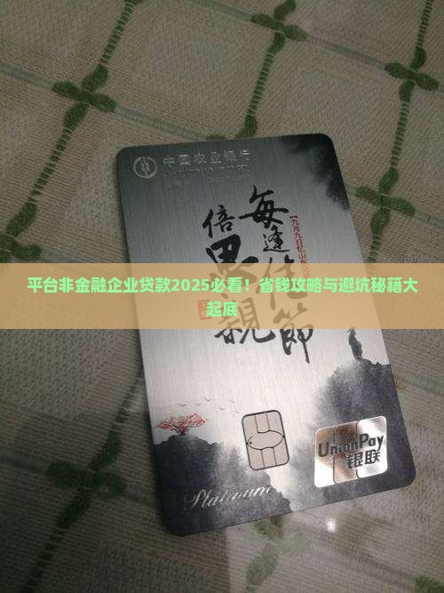 平台非金融企业贷款