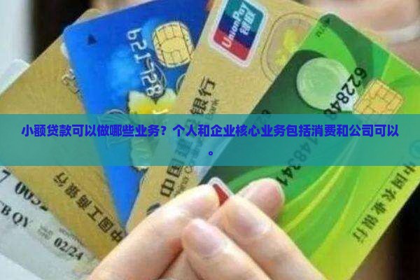 小额贷款可以做哪些业务