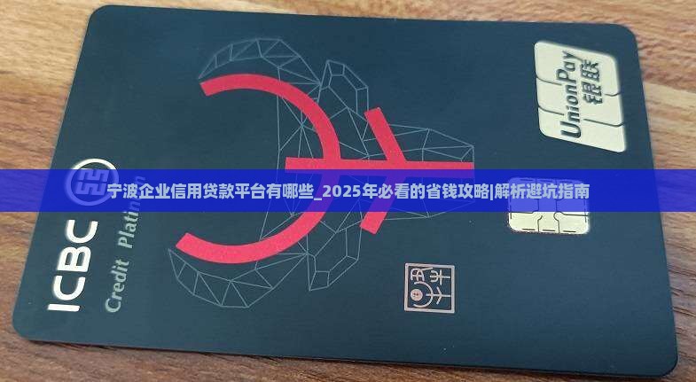 宁波企业信用贷款平台有哪些