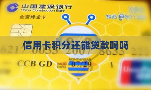 信用卡积分还能贷款吗吗