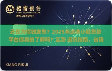 常用小额贷款平台