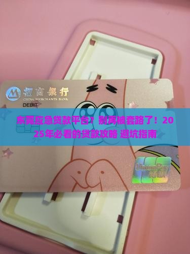 东莞应急贷款平台