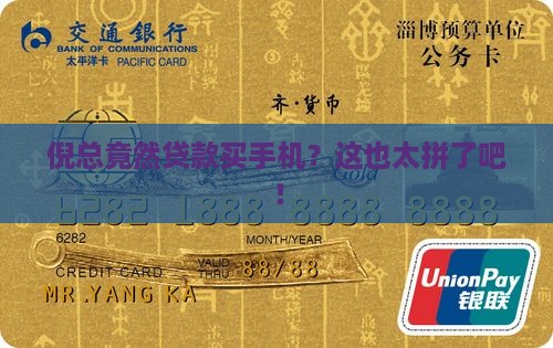 倪总贷款买手机