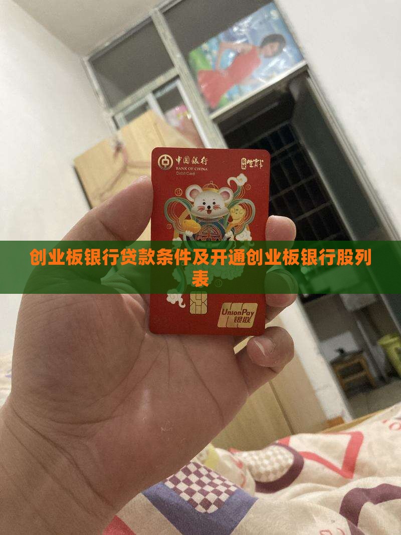 创业板银行贷款 创业板银行贷款