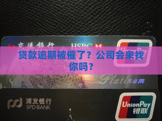 什么贷款没还会找公司