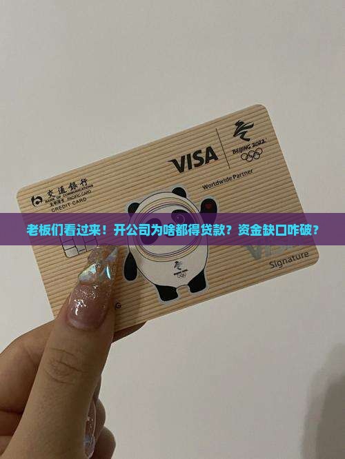 开公司为什么都需要贷款