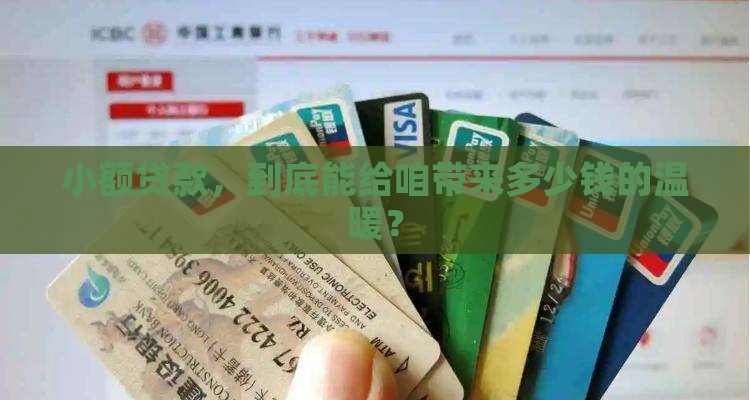小额贷款一般是指多少钱