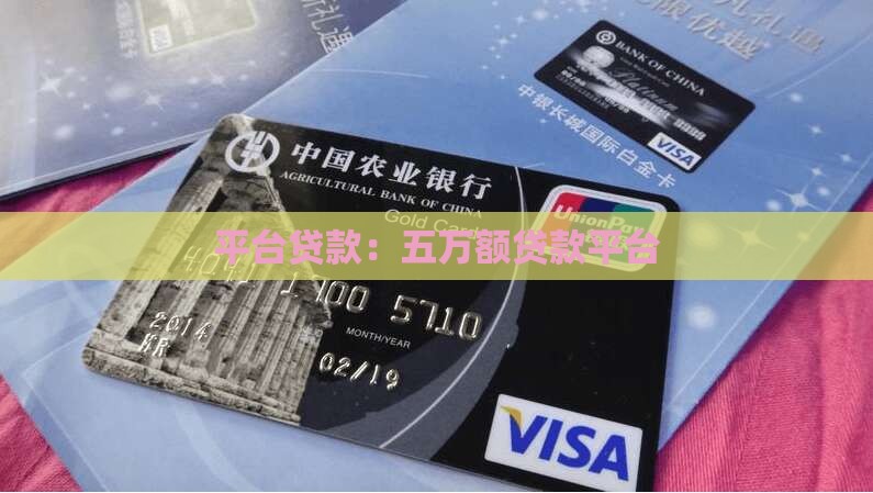 五万额贷款平台