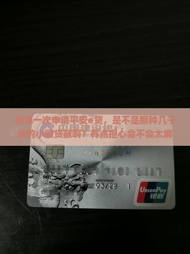 平安e贷是小额贷款吗