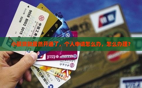 居然开通小额贷款怎么办 居然开通小额贷款怎么办