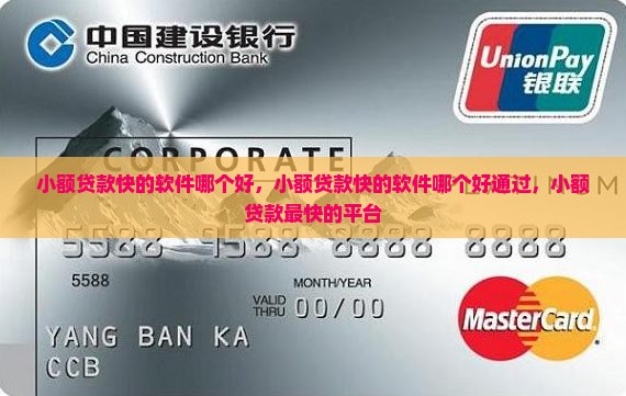小额贷款快的软件哪个好